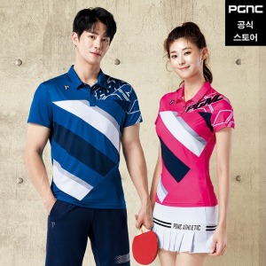 ST-2567 여성용 볼링 티셔츠 (PINK/WHITE/NAVY)