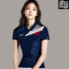 ST-2594 여성용 볼링 티셔츠 (NAVY/WHITE/RED/BLUE)