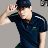 ST-1596 남성용 볼링 티셔츠 (NAVY/GREEN)