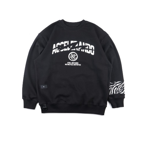 [아첼레란도 맨투맨] ACCELERANDO - PK ZEBRA sweatshirts black