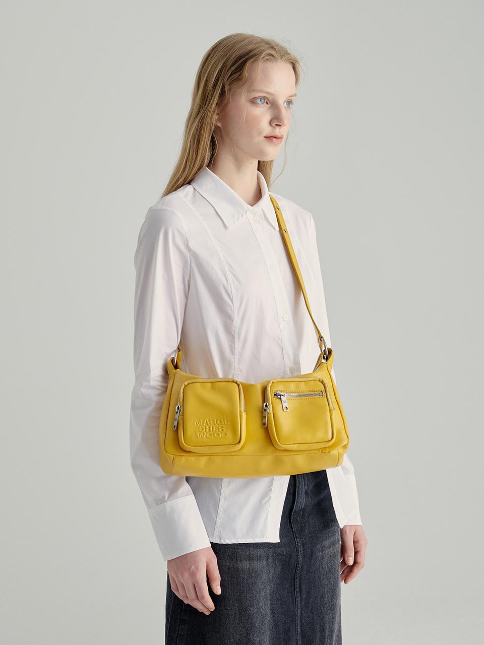 OUTPOCKET HOBO_yellow glossy plain