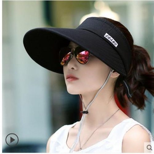 [해외] 핫신상 자외선차단 모자 썬캡 캐쥬얼 여름휴가 바닷가 여행모자 패션모자