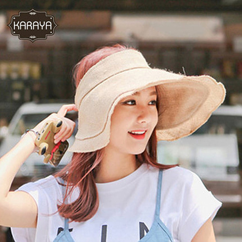 [해외]직구 KARAYA 여성 여름 자외선 차단 페레모 밀짚 모자