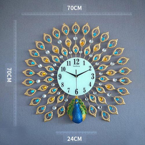 [해외] TOP신상 패션 캐주얼 창의적인 벽시계 가정용 공작 아이디어 정은 시계(스타일4)