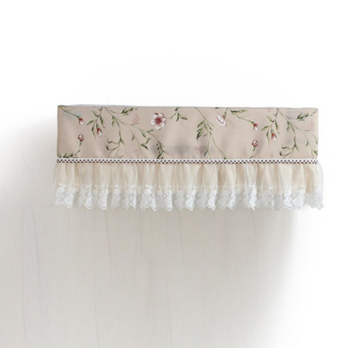 [해외] TOP신상 패션 캐주얼 거실 에어컨 먼지를 방지하는 꽃 인화 커버 덮개(2개묶음)