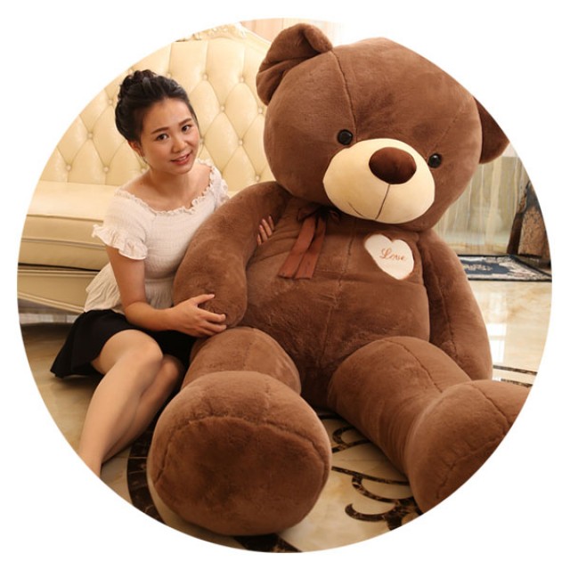 [해외] TOP신상 발렌타인데이 여친 선물 테디 베어 곰 봉제 인형(2m)