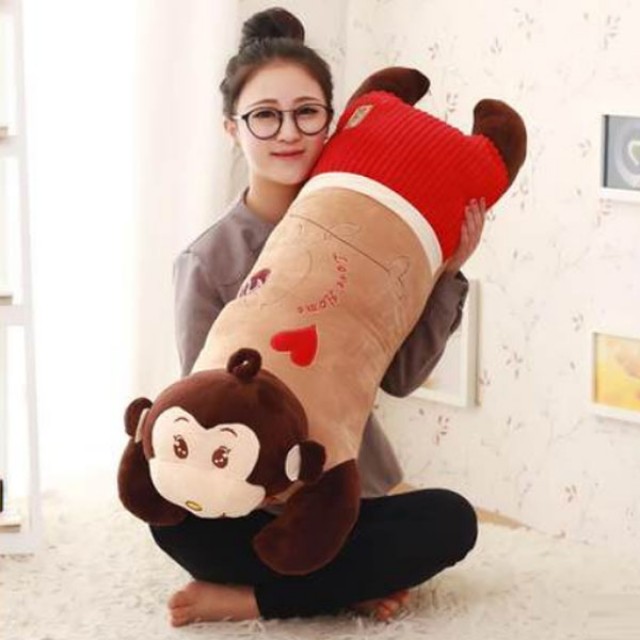 [해외] TOP신상 발렌타인데이 여친 선물 LOVE 원숭이 봉제 인형(80cm)