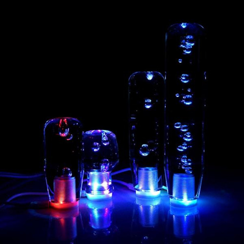 Dch 투명물방울 RGB LED 기어노브 기어봉 20cm