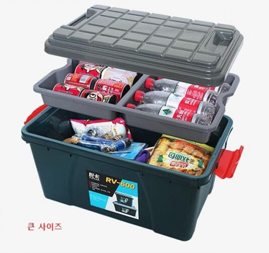 [해외] 다기능차량용정리박스 편리한수납함 보관상자 수납박스