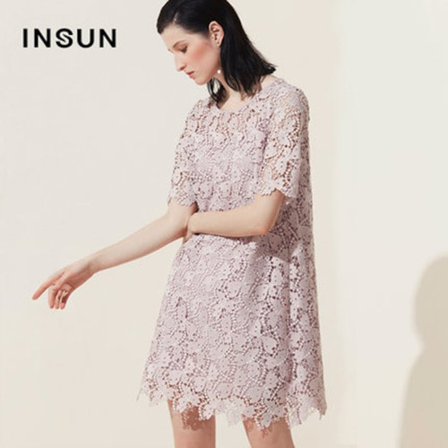 [해외] 2018 INSUN 우아한 자수패턴 드레스