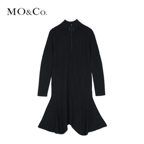 [해외] MOCO 슬림 단색 니트 원피스 드레스