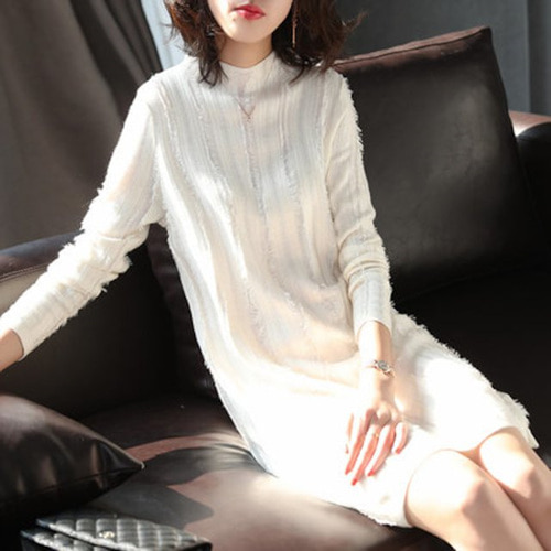 [해외] 2018 흰 프라이머 스커트 원피스롱 드레스