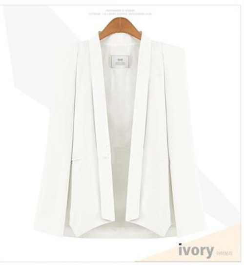 [해외] 여성 봄 트임자켓 아이보리 XL