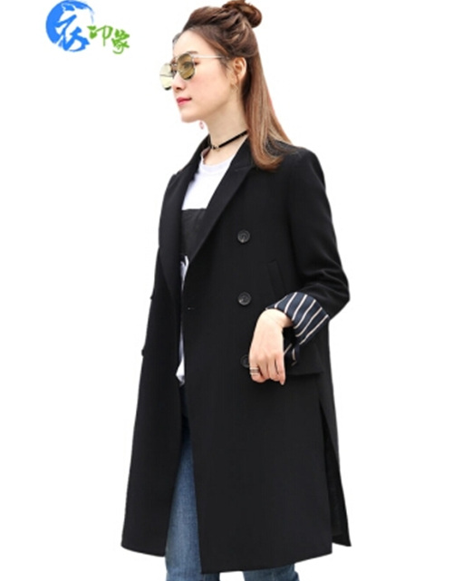 [해외] 2018년 신상 얇은 분할 슬리브 커프스 캐주얼 정장 재킷