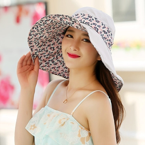 [해외]직구 여성 BANCHAO 여름 자외선 차단 비치 썬캡 모자