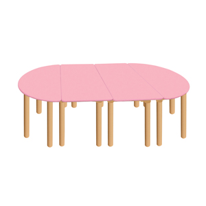 B2s 칼라분홍책상(의자별매)