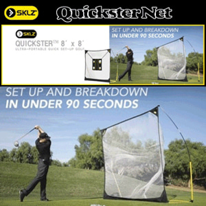 GP 스킬스 퀵스터 멀티스포츠 스윙네트 8x8(8피트) 골프 연습용품