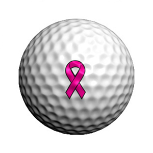 GP 개성만점 Pink Ribbon 모델 골프 데코레이션 볼 스티커 필드용품