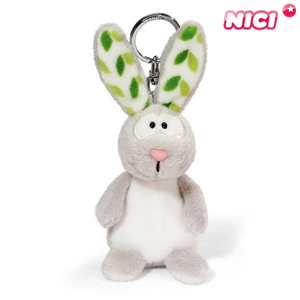 Dys (NICI)니키 라이트 그레이 래빗 키체인 10cm-40557 니키인형 애니멀인형 토끼인형
