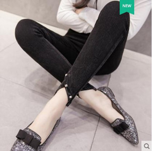 [해외] 여성 캐주얼 레깅스 바지 언밸런스 타이트 신상 패션