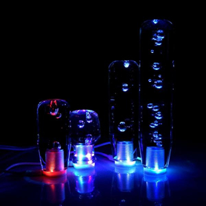 Dch 투명물방울 RGB LED 기어노브 기어봉 15cm