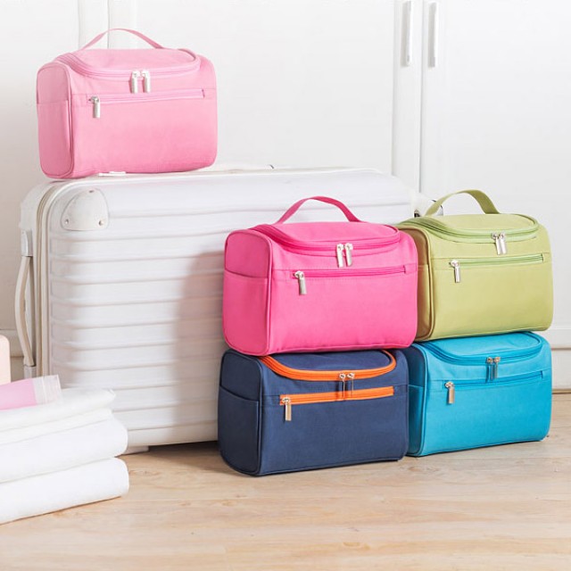 [해외] 패션 캐주얼 여행가방 수납백 화장파우치 대용량 세면가방