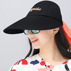 [해외] TOP신상 패션 캐주얼 여성 여름 챙큰 비치 모자 자외선 차단 썬캡 모자