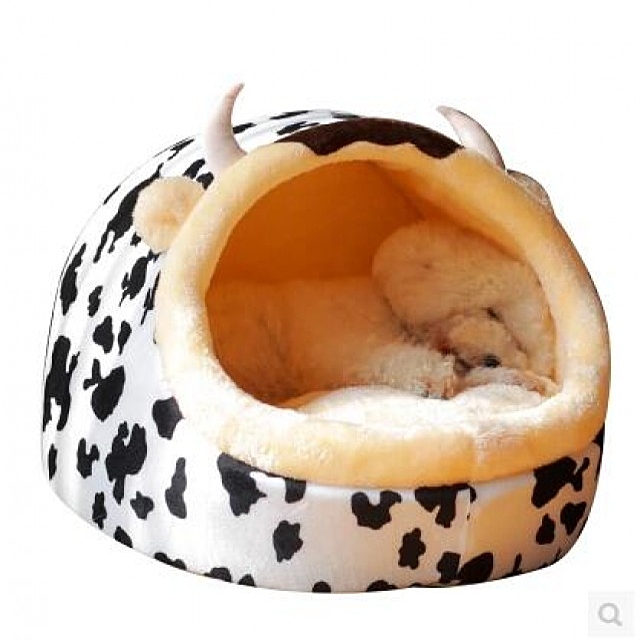 [해외] 강아지 고양이 소형 침대 개집 집 애완 동물 용품