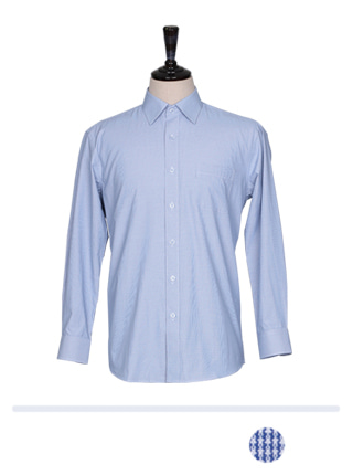 Mand FS-273 스카이 블루 면 베이직 셔츠