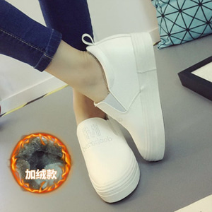 [해외] 편안한 신발 벨벳 레이어 여성신발