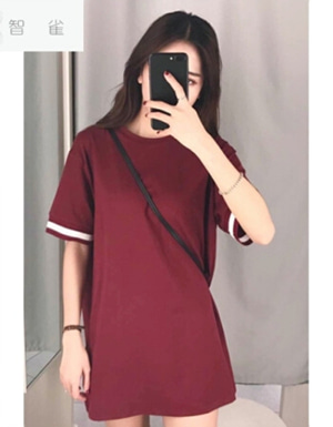 [해외] 여름 새로운 느슨한 얇은 여성 반소매 T 셔츠 소매