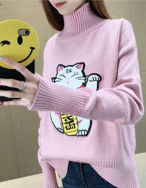 [해외] 스웨터 니트 스웨터 신선한 미니멀 패션 슬림 스웨터