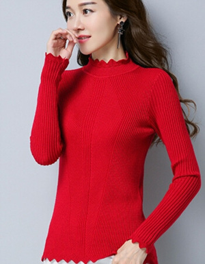 [해외] 2018 봄 새로운 여성의 밍 스웨터 풀오버 스웨터