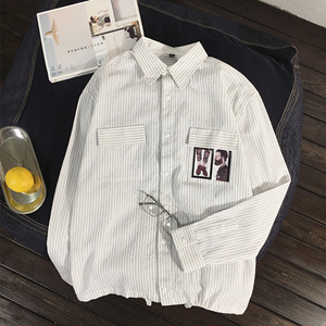 [해외] 봄 신상 쿼트포켓 프린팅 셔츠