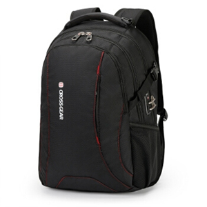 [해외] 스위스 어깨에 매는 가방 남자 비즈니스 캐주얼 노트북 가방 15.6 블랙