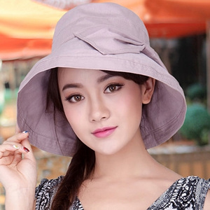 [해외]직구 여성 여름 패션 캔디 컬러 벙거지 모자