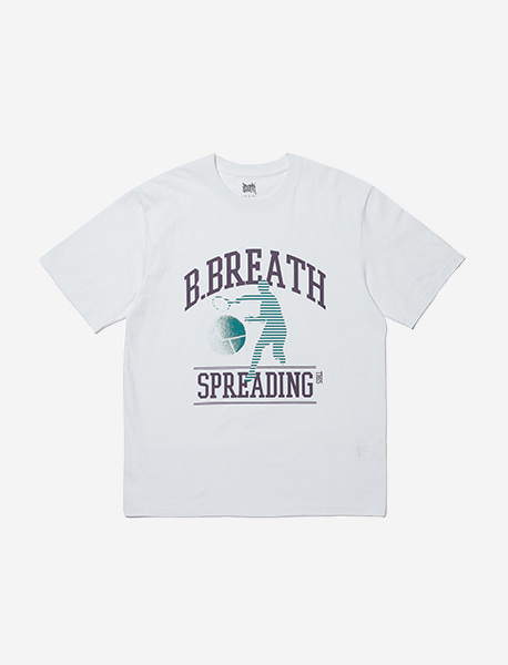 SPREADING TEE - WHITE brownbreath