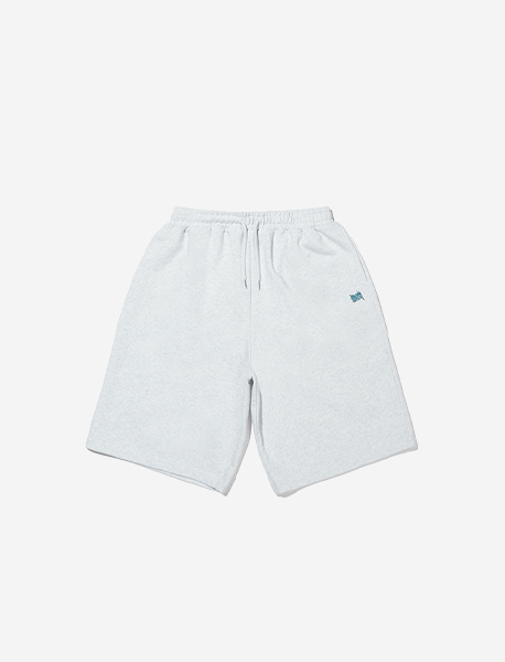 [5/14(화) S, L, XL 예약배송] TAG SWEAT HALF PANTS - ASH brownbreath