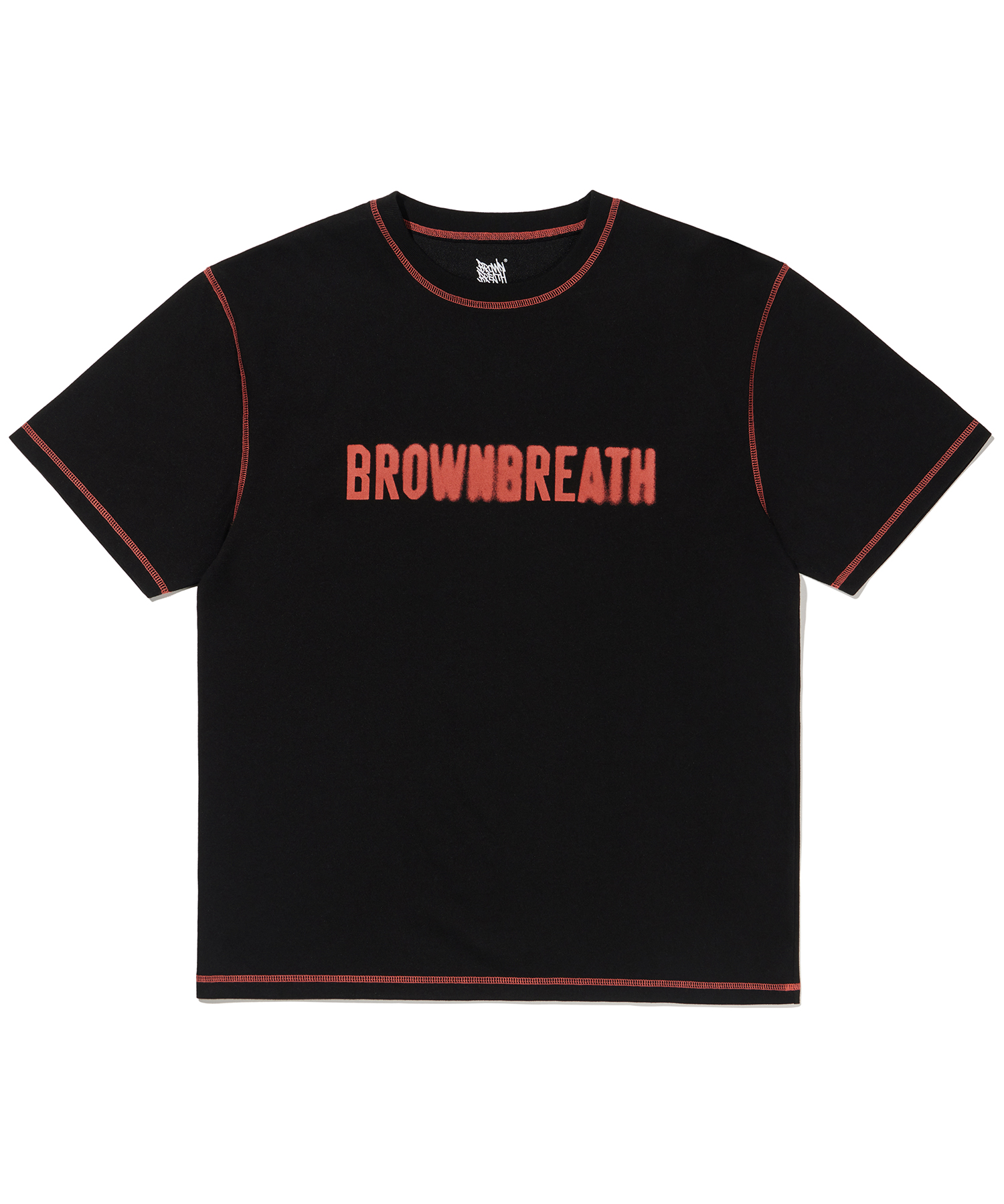 STITCH BB TEE - BLACK brownbreath