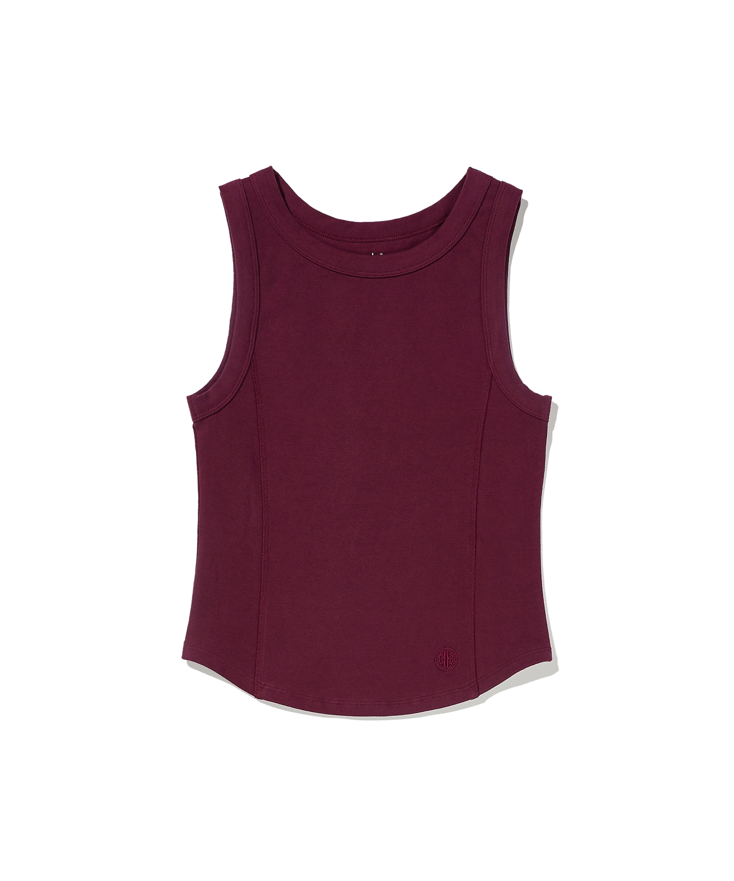 W BB SYMBOL SLEEVELESS - BURGUNDY brownbreath