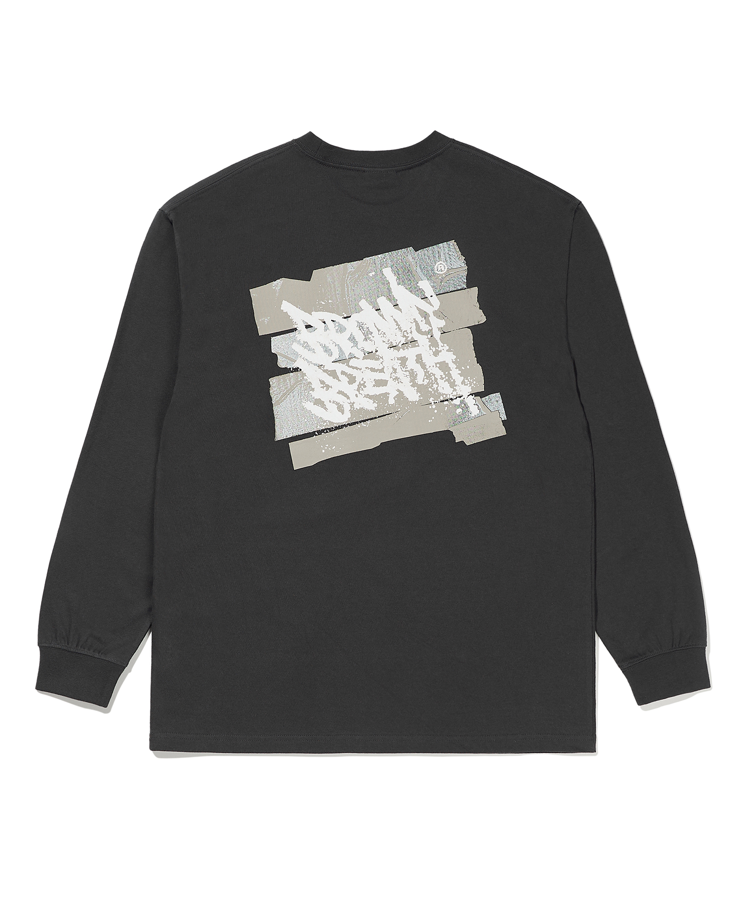 [ONLINE EXCLUSIVE] TAPE TAG LONGSLEEVE - CHARCOAL