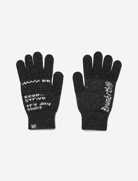 KEEP STRIVE GLOVE - BLACK brownbreath