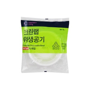 크린랩 친환경 일회용공기 15cm 10개입 위생접시 일회용품기