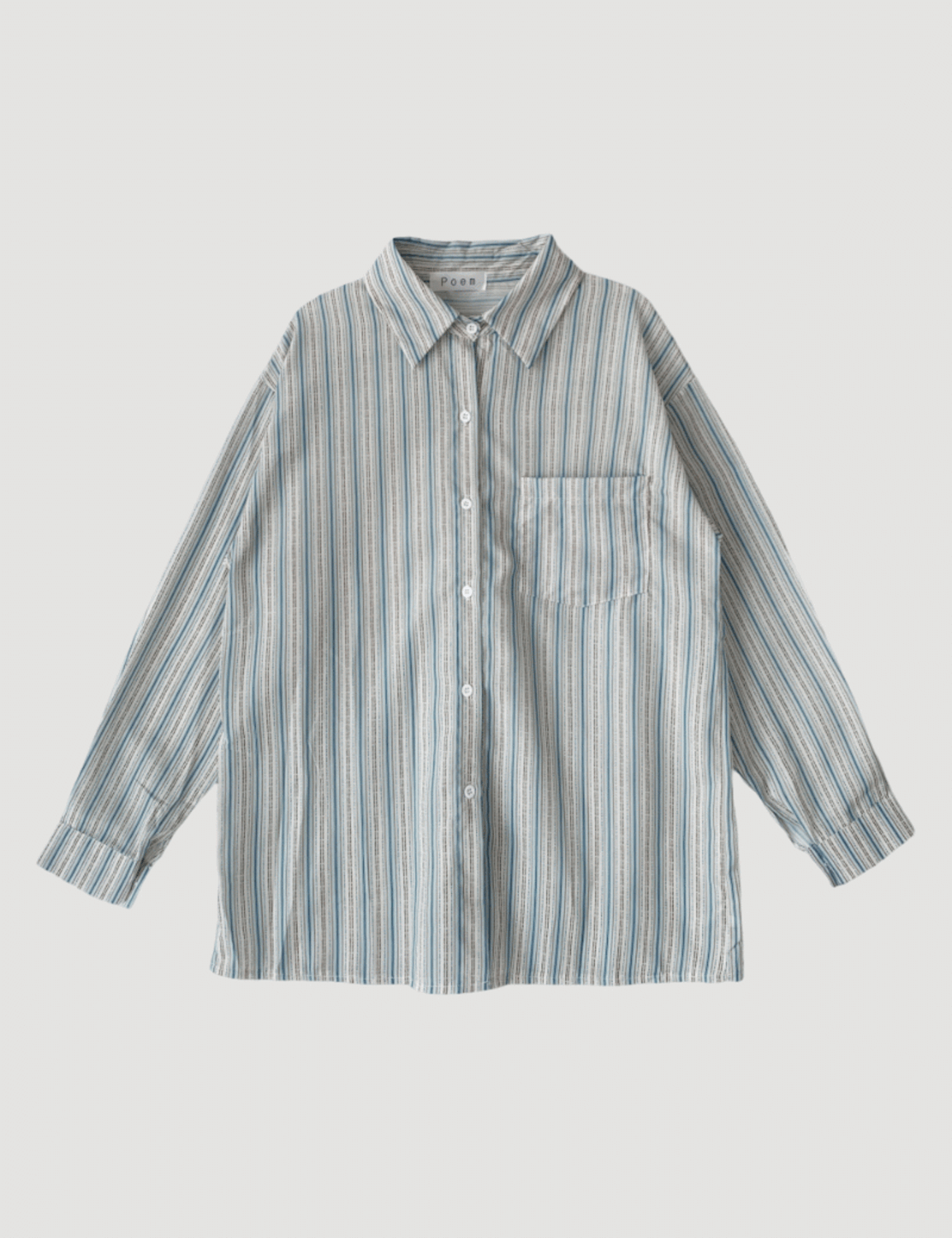 빈티지 90s 오버핏 스트라이프 셔츠