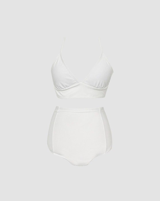 basic X strap bikini swimwear