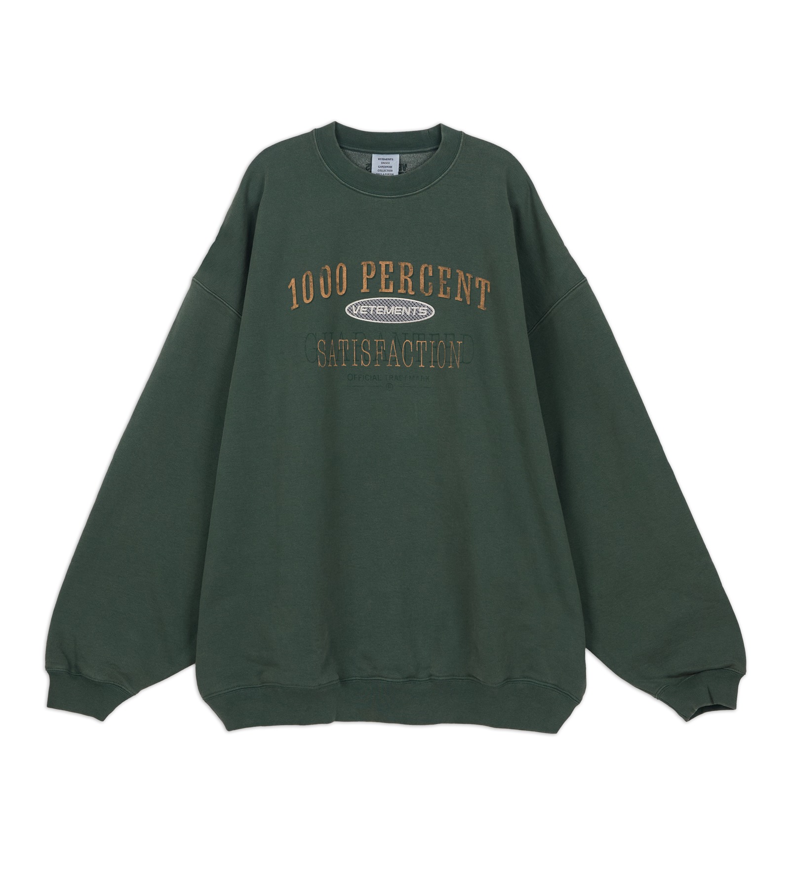 ( M ) 1000percent Sweatshirt(Police Green)
