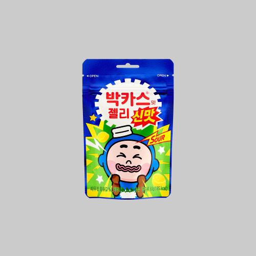 박카스맛 젤리 신맛 50g (타우린 1,000mg) (5개/10개입)