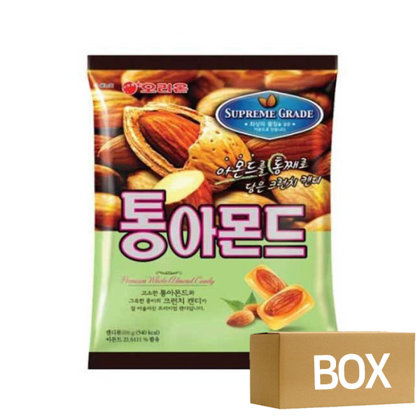 오리온 통 아몬드 캔디 90g X 14개 1박스