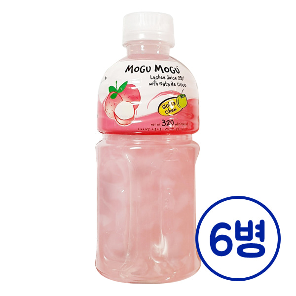 모구모구 리치맛 320ml 6개 1묶음