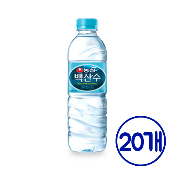 농심 백산수 500ml X 20개 1박스